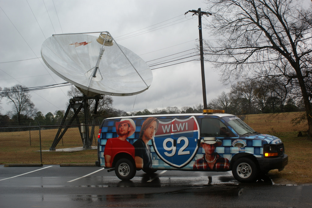 Results image of WLWI radio station van