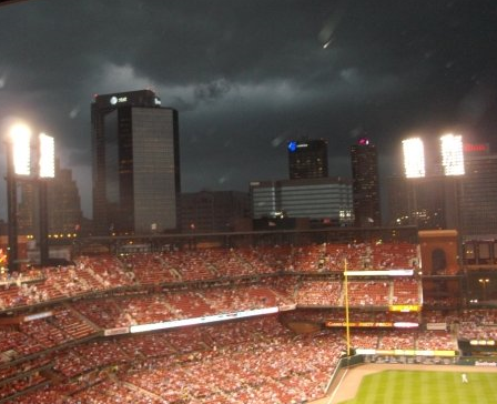 Results image of storms over ballpark