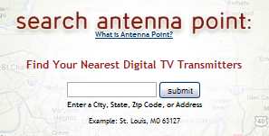 Results image of screen shot antenna point locator