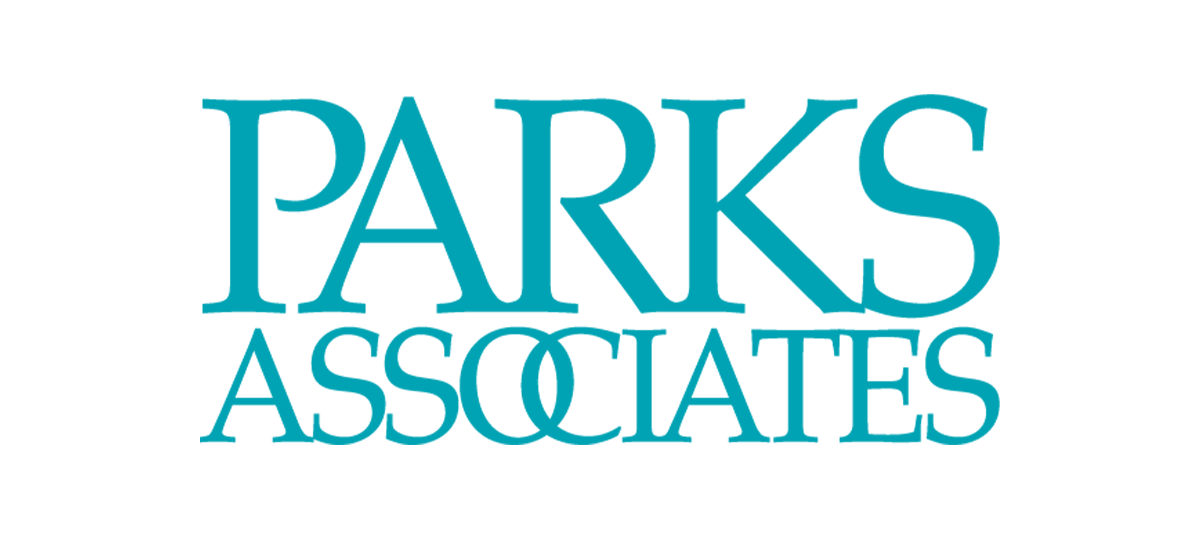 Results image of light blue logo for parks associates magazine