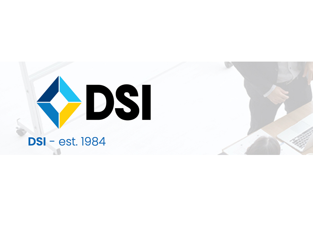 Results image of man and computer with DSI logo