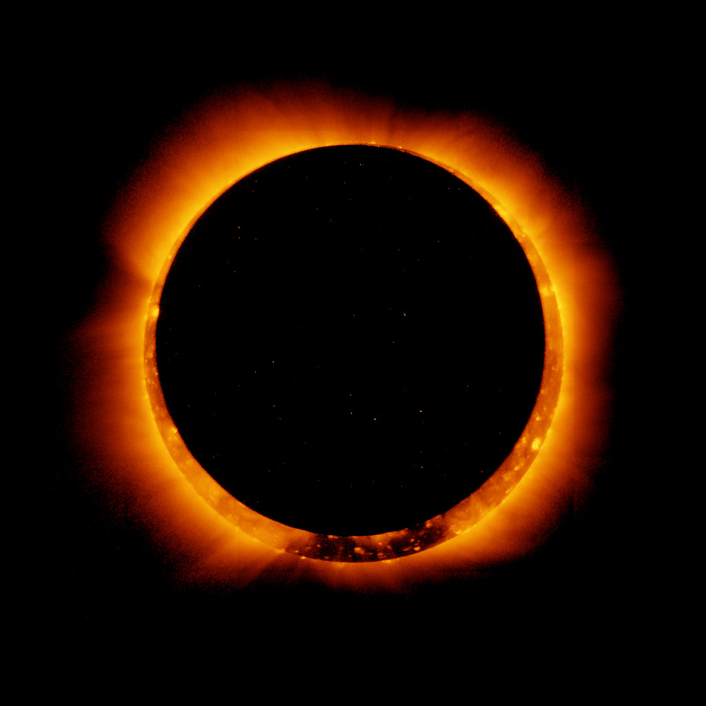 Results image of total solar eclipse