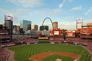 Results image of baseball field Busch Stadium