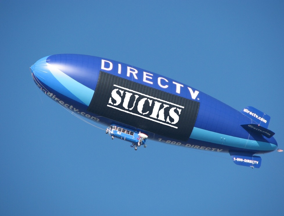 Results image of DirecTV sucks blimp