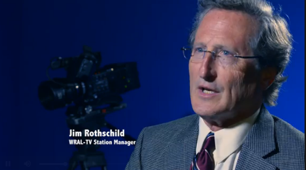 Results image of Jim Rothschild WRAL station manager