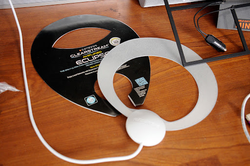 Results image of white eclipse with package on table