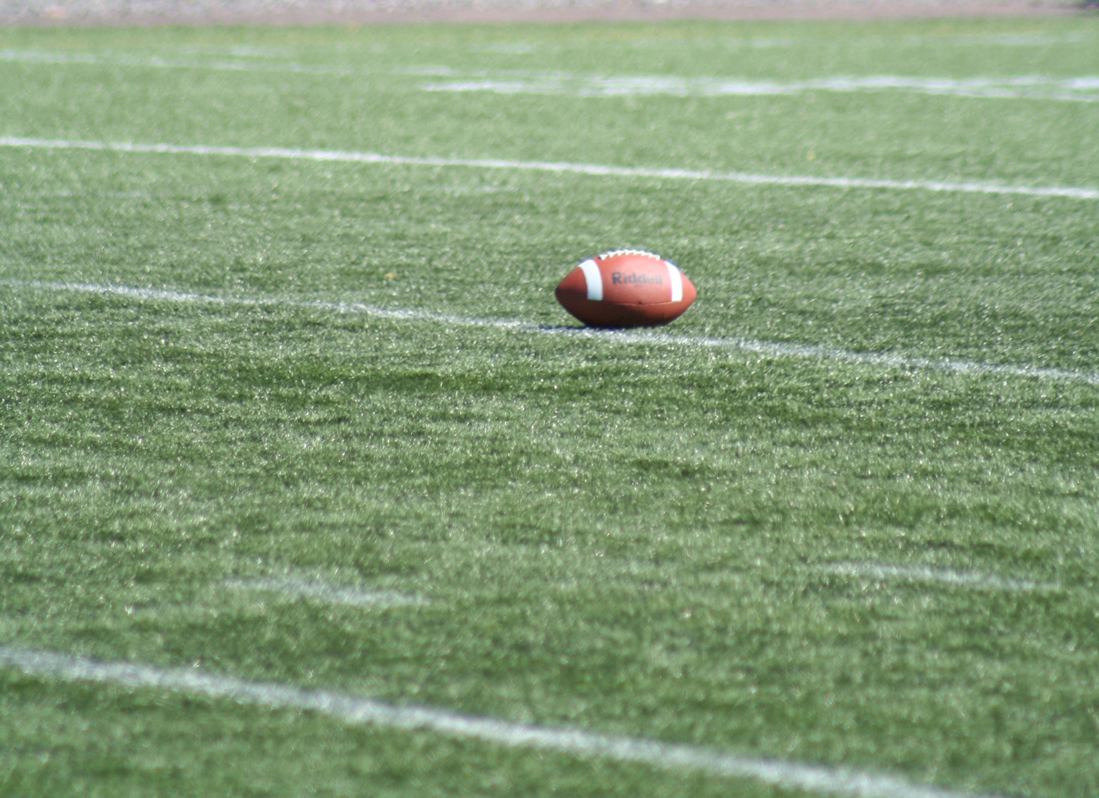 Results image of football on field