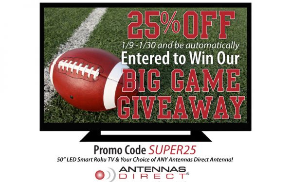 Results image of Antennas Direct Big Game Promo