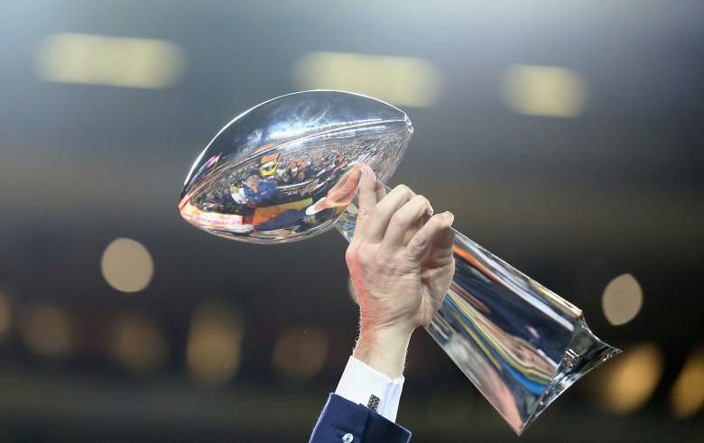 Results image of Lombardi Trophy held high