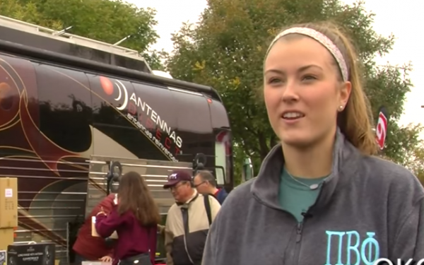 Results image of young girl doing interview