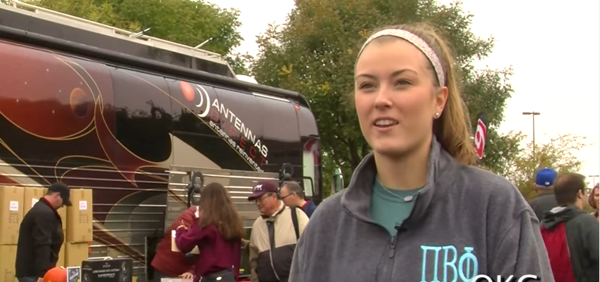 Results image of young girl doing interview