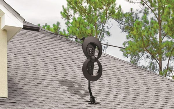 Results image of C2 antenna on top of house