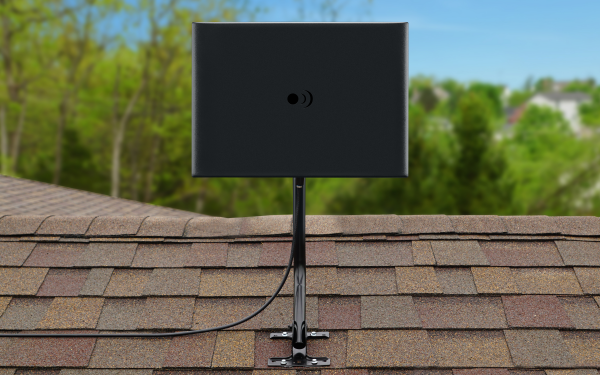 Results image of ClearStream Fusion Outdoor Antenna on top of man cave