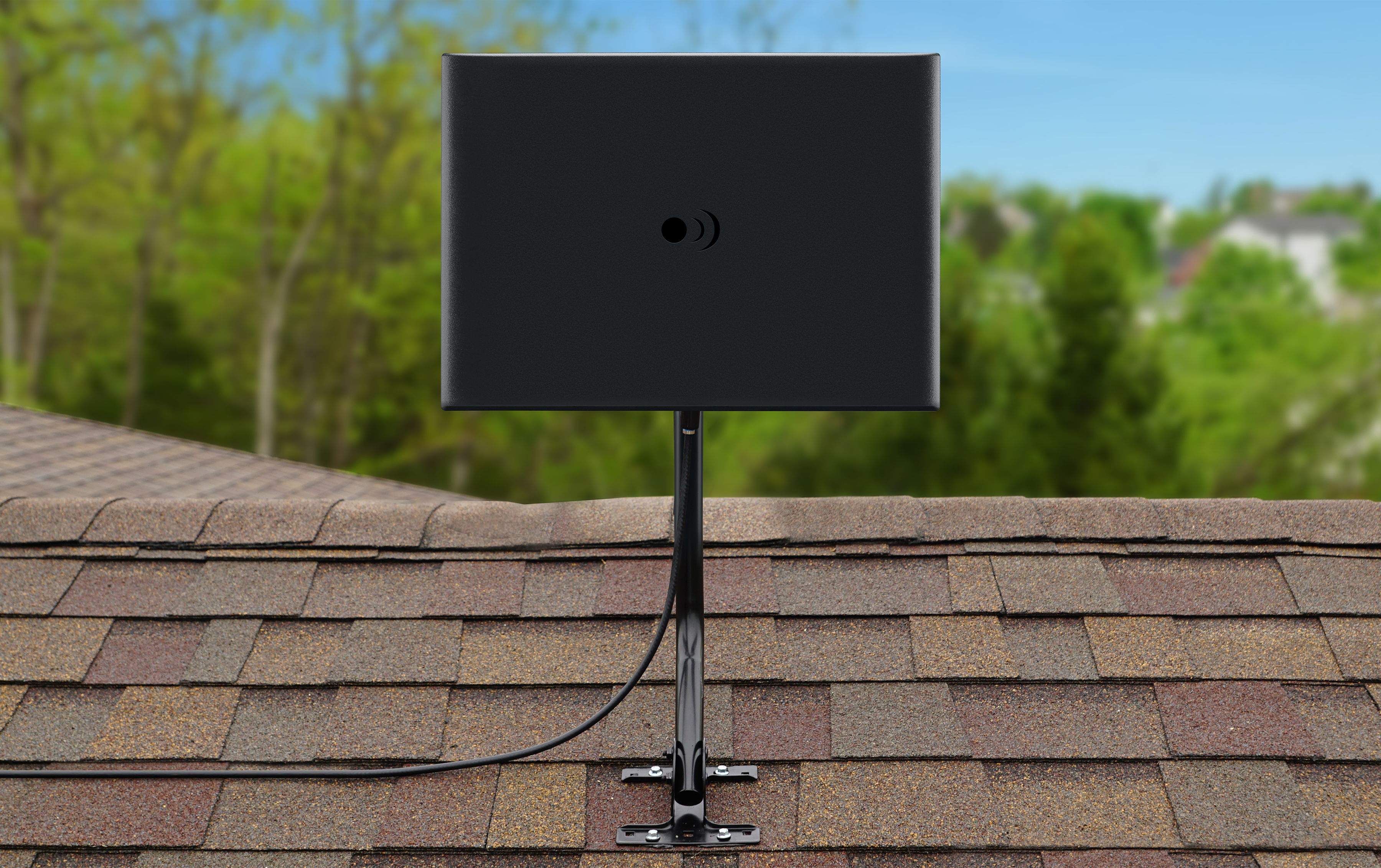 Results image of ClearStream Fusion Outdoor Antenna on top of man cave