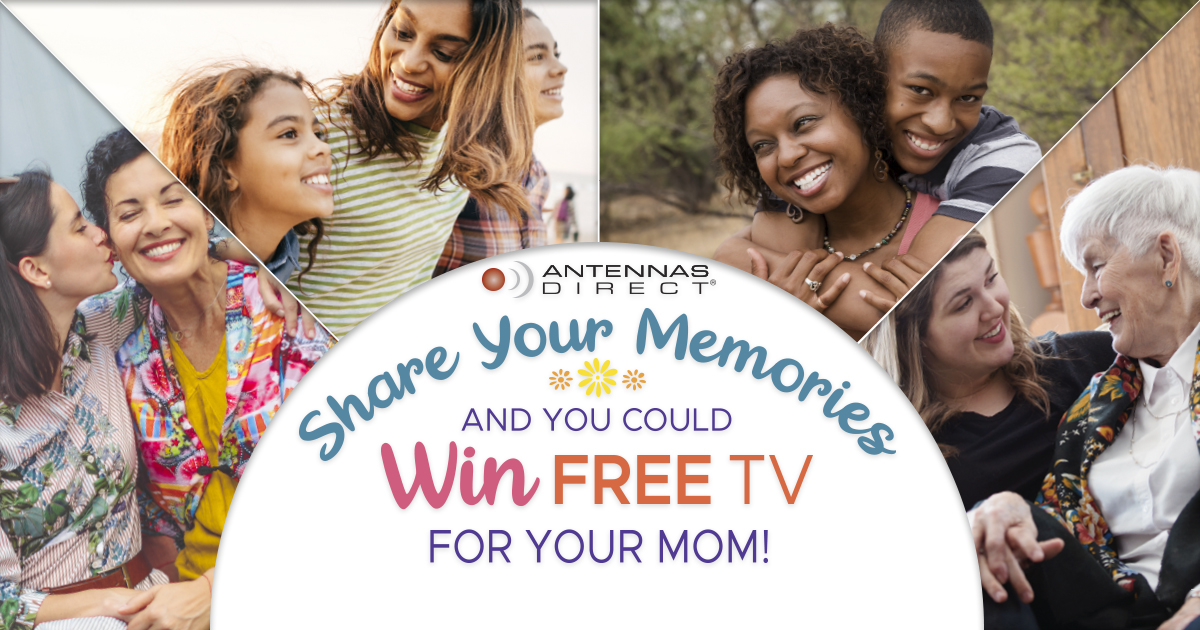 Results image of Win a Free TV Mothers Day promo