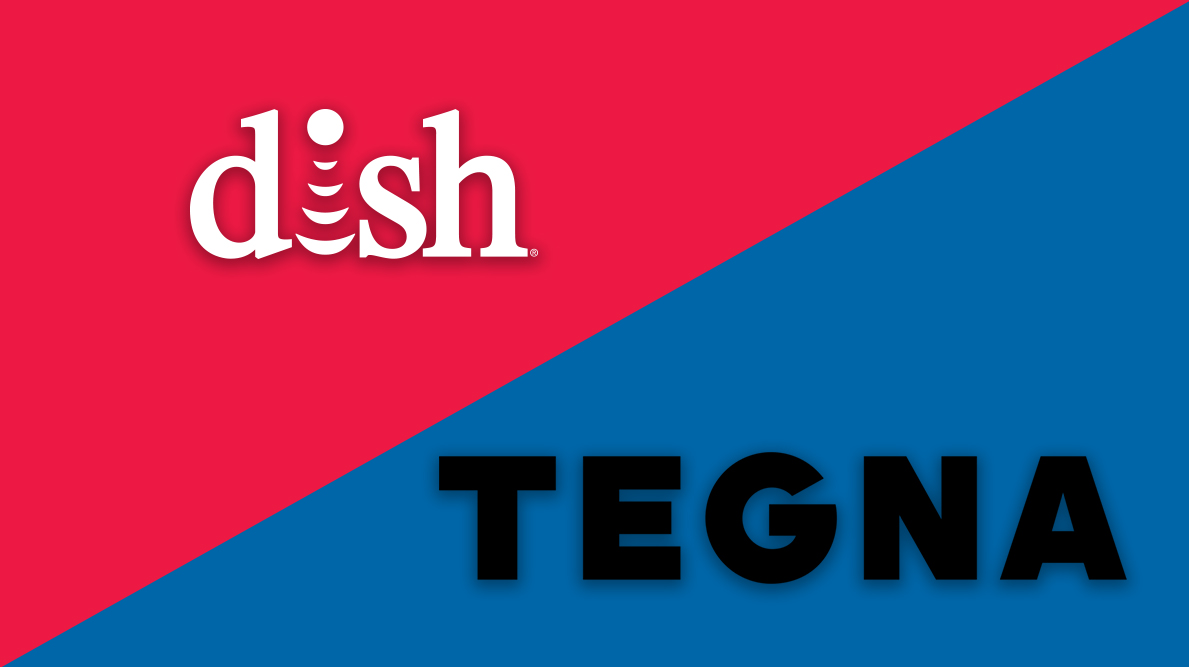 Dish Network and Tegna logos