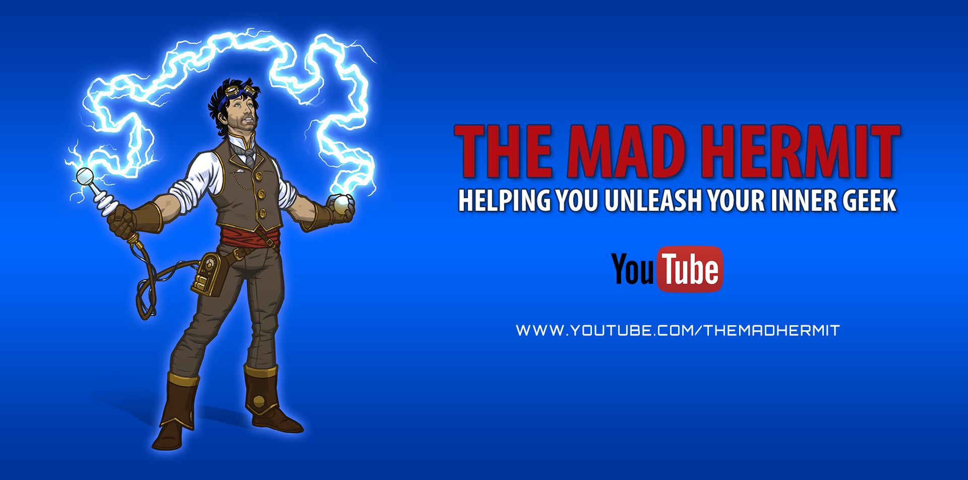 the mad hermit youtube logo