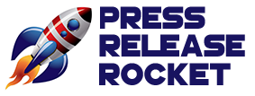 press release rocket logo