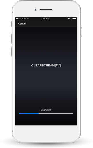 iPhone scanning for channels