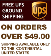 Free UPS Ground Shipping on Orders Over $49