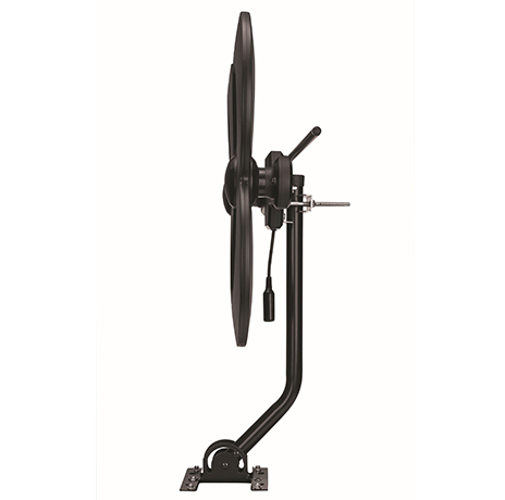 Side View of the Clearstream 4MAX Outdoor TV Antenna with Mount