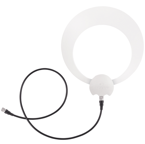 White ClearStream Eclipse TV Antenna with Coaxial Cable