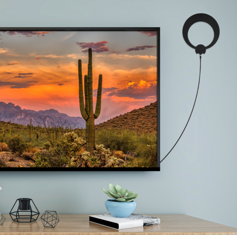ClearStream Eclipse TV Antenna on a Wall
